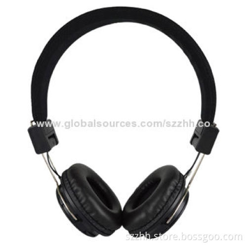 Wireless Stereo Headphones for MP3 Players, Supports Micro SD Card, FM Stereo Radio